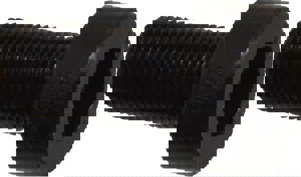 Low Head Socket Cap Screw: M6 x 1, 12 mm Length Under Head, Low Socket Cap Head, Hex Socket Drive, Alloy Steel, Black Oxide Finish